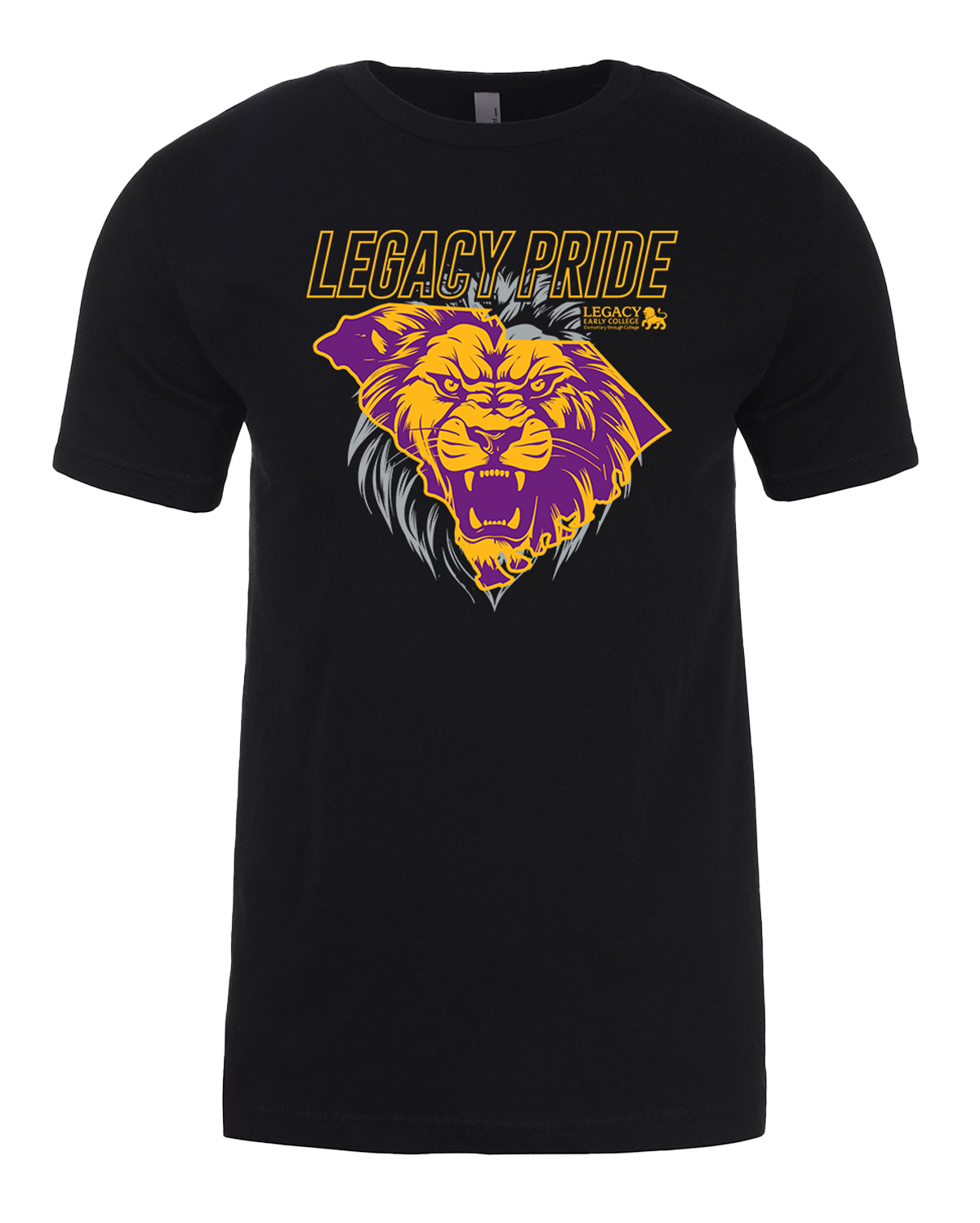 Short Sleeve Tee Shirts Lion Head