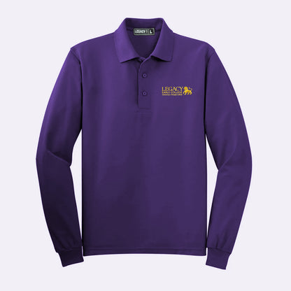 Elem & Middle School Long Sleeve Polo